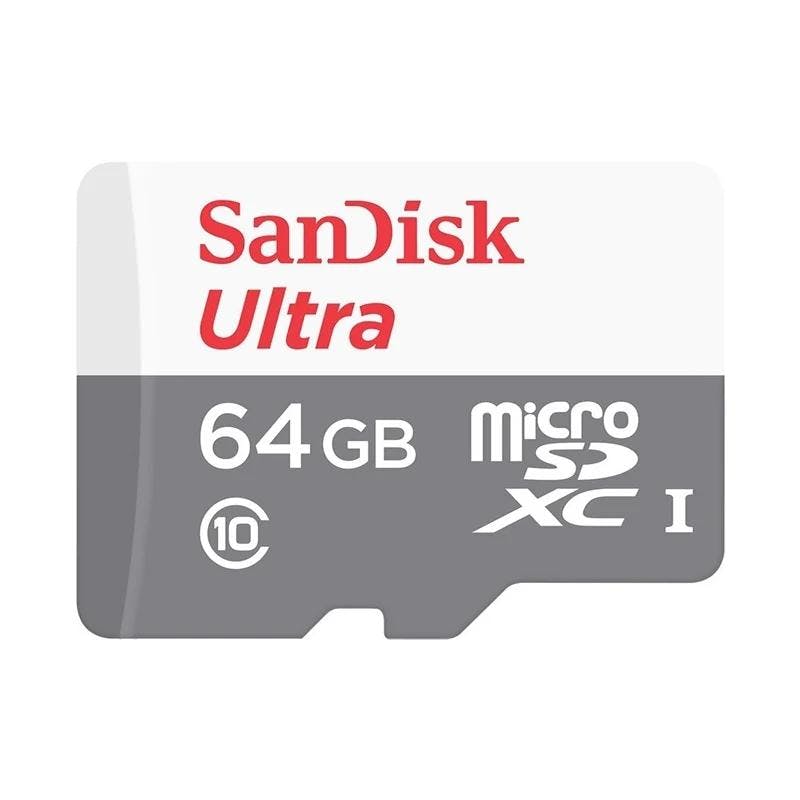 Memoryzone SanDisk Ultra 64GB MicroSDXC Memory Card 100MB/s 667x SDSQUNR-064G-GN3MN image