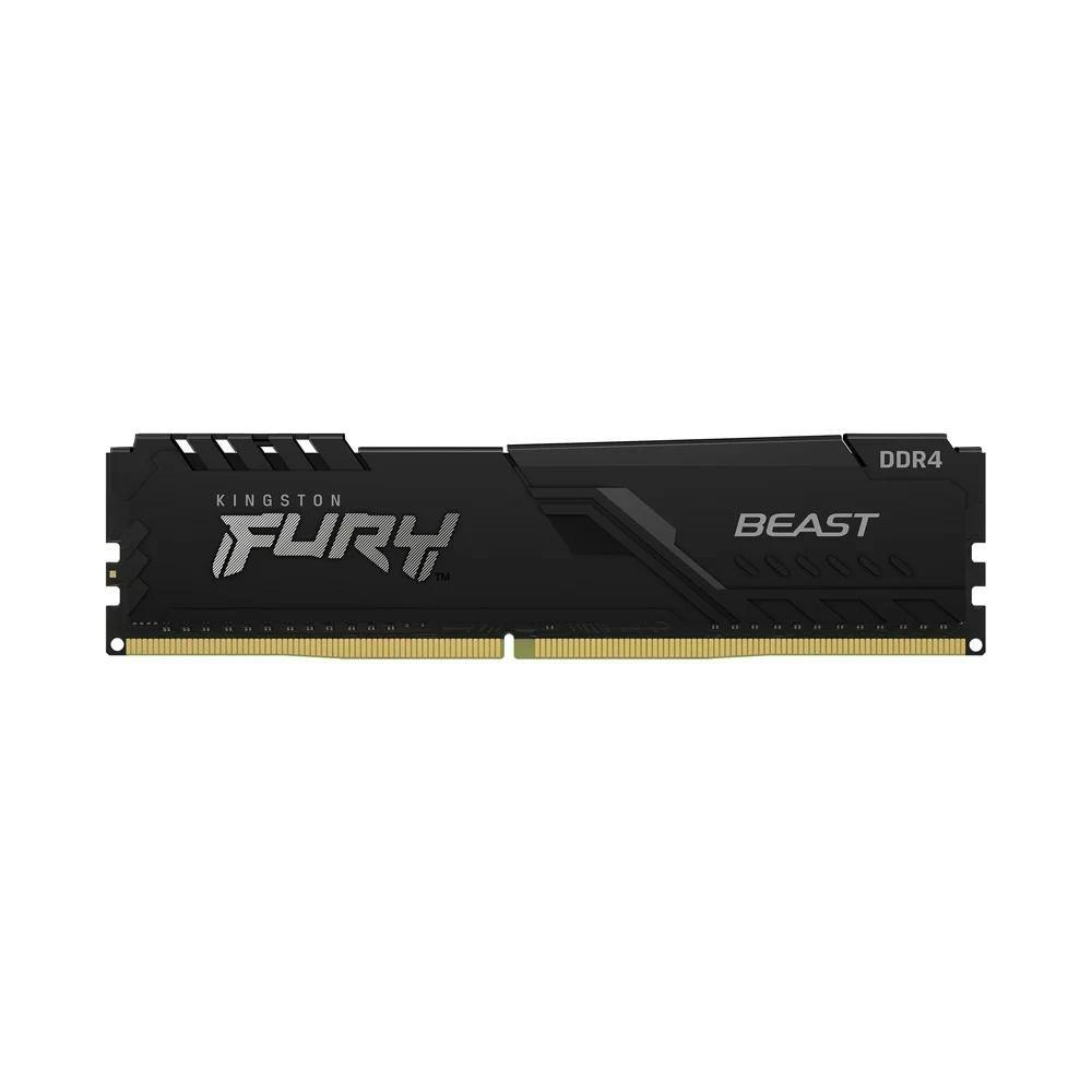 Memoryzone Ram PC Kingston Fury Beast Black 16GB 2666MHz DDR4 KF426C16BB/16 image