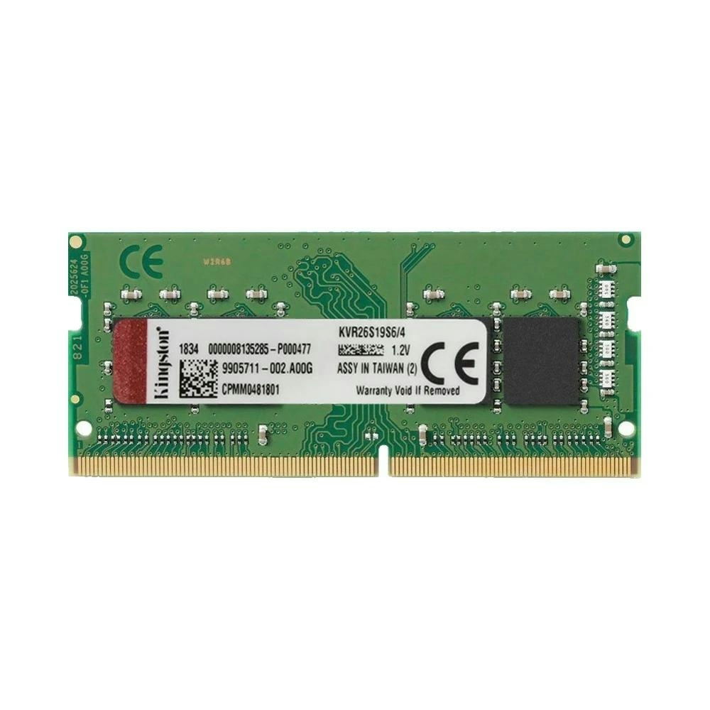 Memoryzone Ram Laptop Kingston DDR4 4GB 2666MHz 1.2v KVR26S19S6/4 thumbnail 