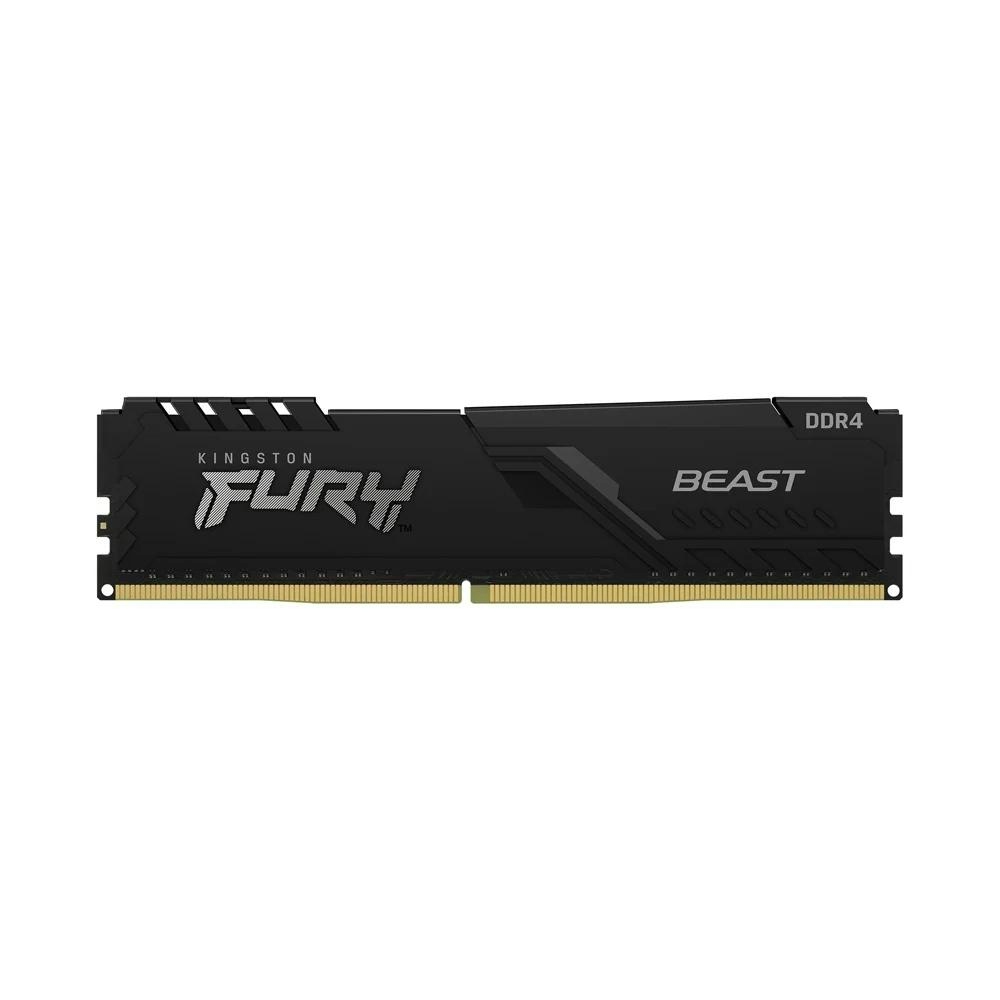 Memoryzone Ram PC Kingston Fury Beast Black 16GB 2666MHz DDR4 KF426C16BB/16 thumbnail 